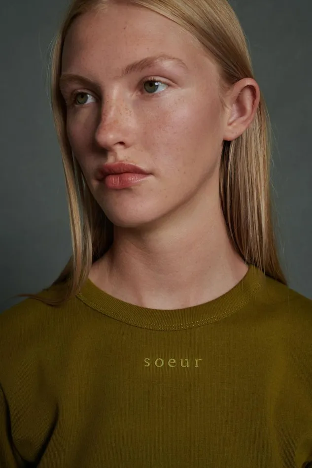 TShirts and Sweatshirts Women Soeur ARISTIDE TEESHIRT Khaki