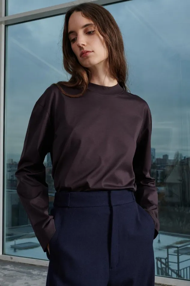 TShirts and Sweatshirts Women Soeur WAY TEESHIRT Plum