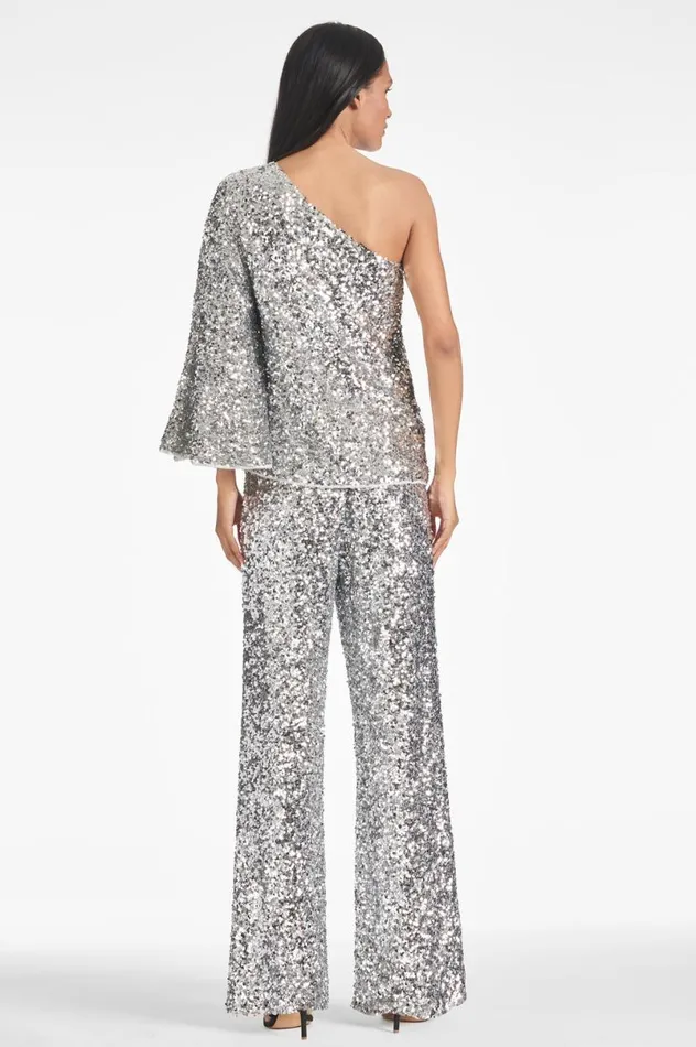 Tops and Blouses Women Sachin and Babi Morgan Top 8211 Silver Sequins