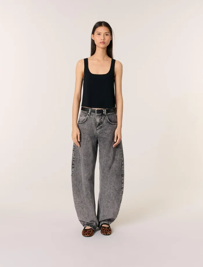 Tops and Shirts Women Maje Knit Top Black