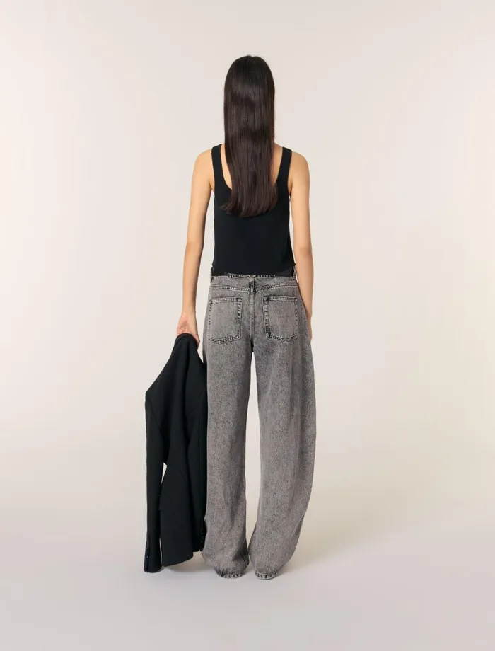 Tops and Shirts Women Maje Knit Top Black
