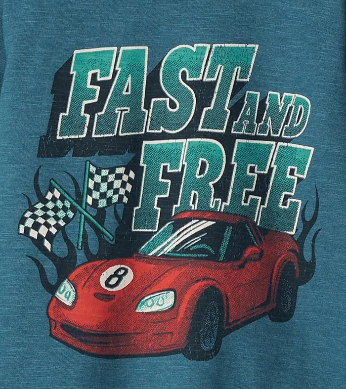 Tops Boys Hatley Boys Fast and Free Long Sleeve TShirt