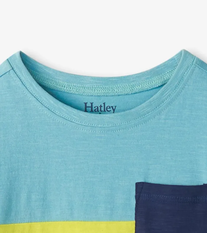 Tops Boys Hatley Boys Stillwater Panel Tee