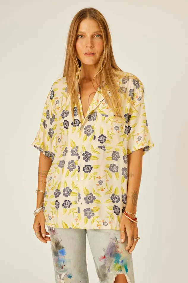 Tops Shop Natalie Martin KEVIN SHIRT Prairie Indigo