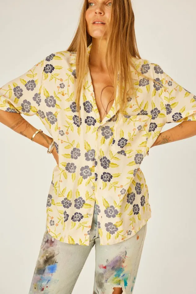 Tops Shop Natalie Martin KEVIN SHIRT Prairie Indigo