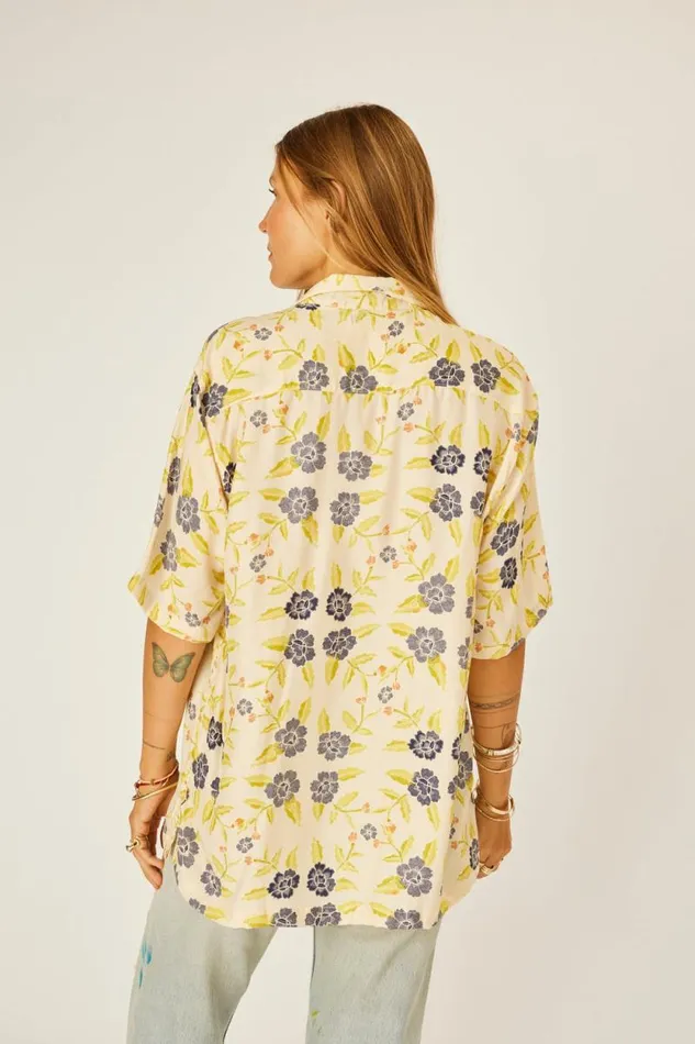 Tops Shop Natalie Martin KEVIN SHIRT Prairie Indigo
