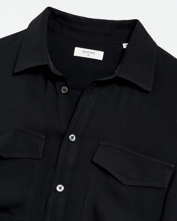 Tops Women Billy Reid The Utility Shirt Black