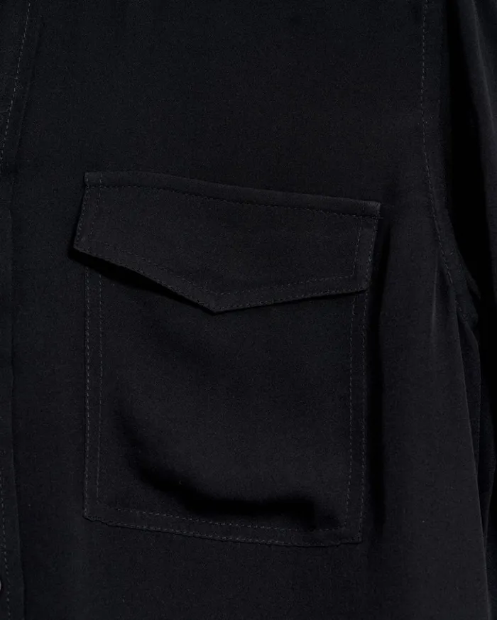 Tops Women Billy Reid The Utility Shirt Black