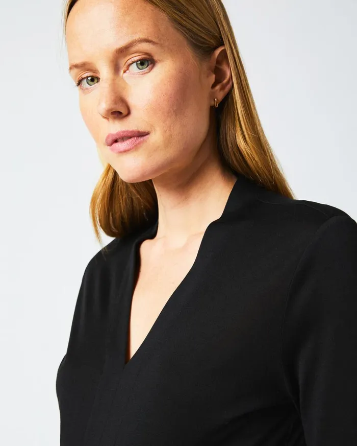 Tops Women Billy Reid V Neck Knit Black