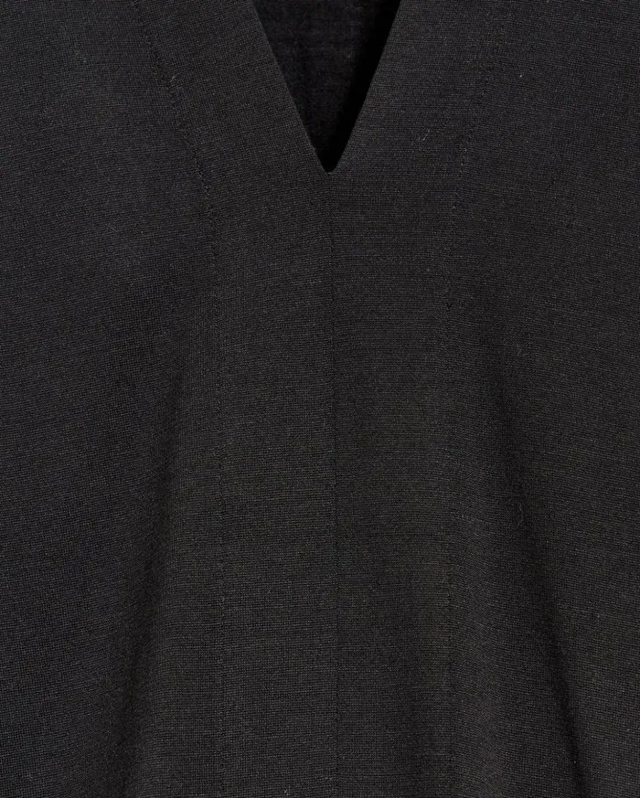 Tops Women Billy Reid V Neck Knit Black