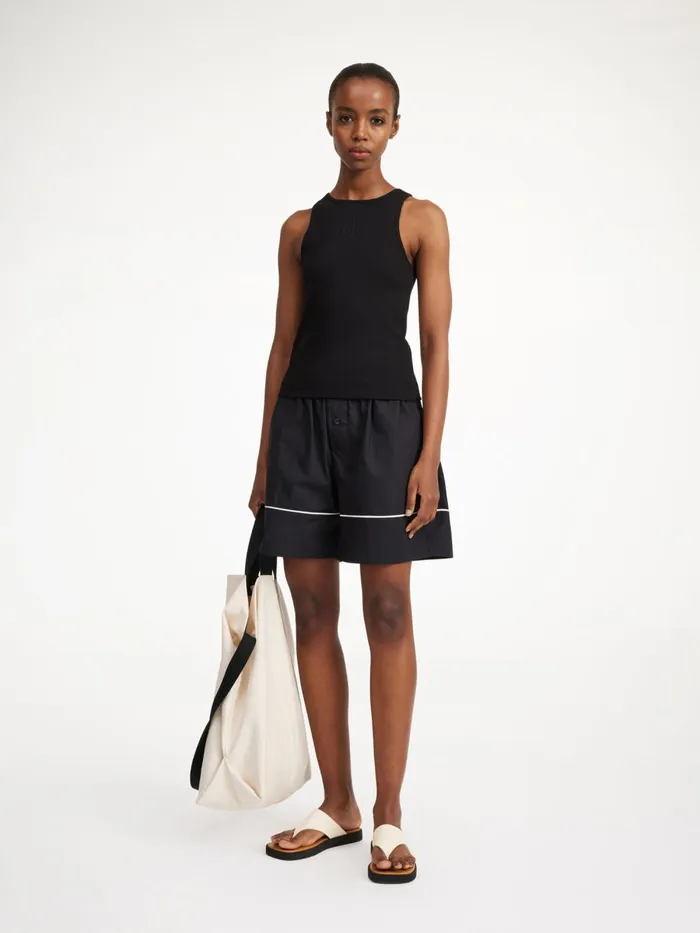 Tops Women By Malene Birger Amanias Tank Top Black