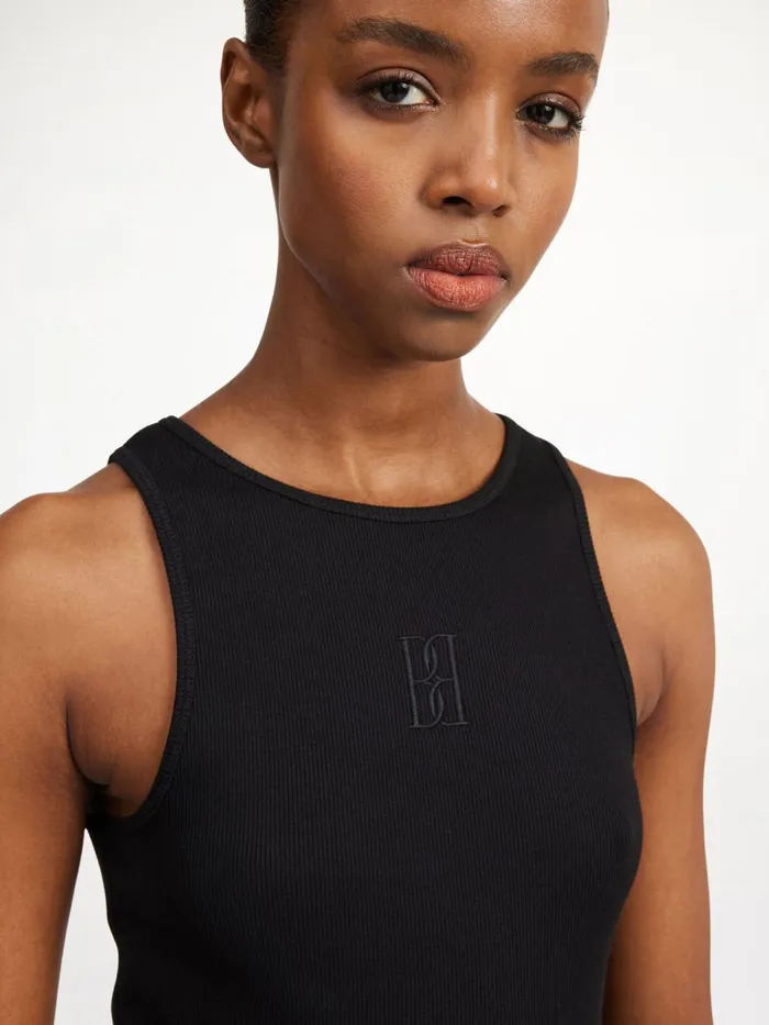 Tops Women By Malene Birger Amanias Tank Top Black