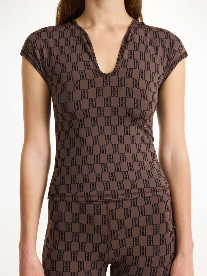 Tops Women By Malene Birger Venazia Athletic Top Dark Mahogany Tops Women By Malene Birger Venazia Athletic Top Dark Mahogany