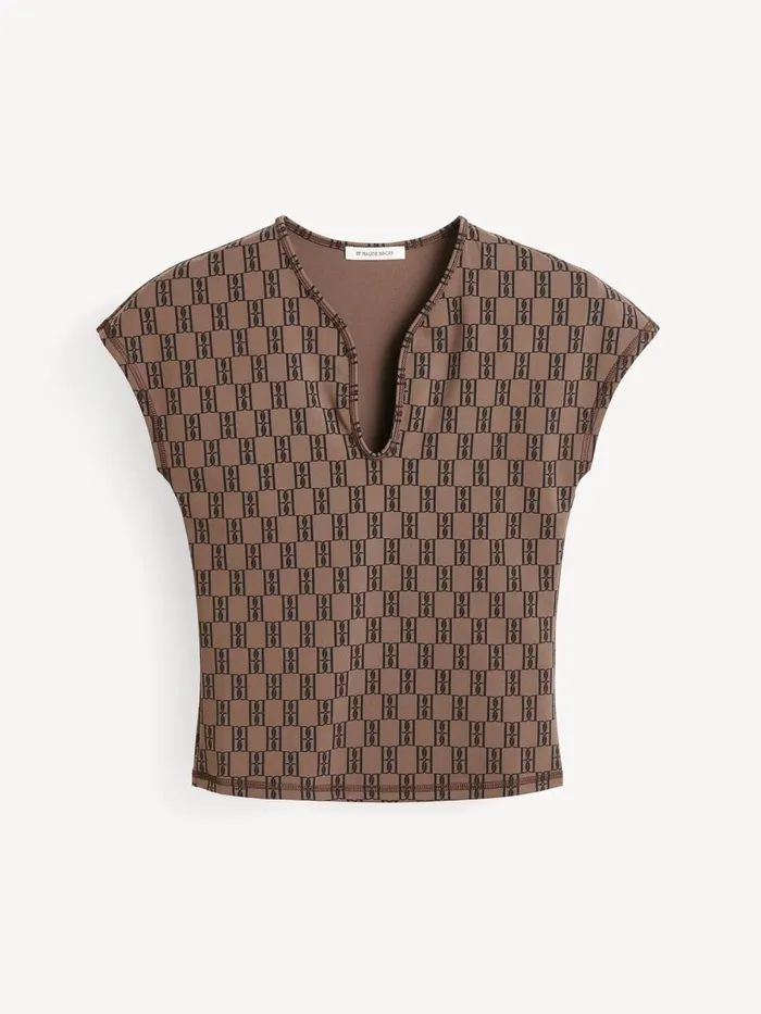 Tops Women By Malene Birger Venazia Athletic Top Dark Mahogany Tops Women By Malene Birger Venazia Athletic Top Dark Mahogany