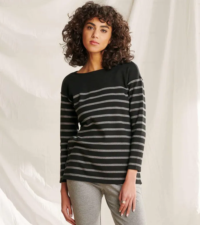 Tops Women Hatley Ali Breton Top 8211 Solstice Stripes