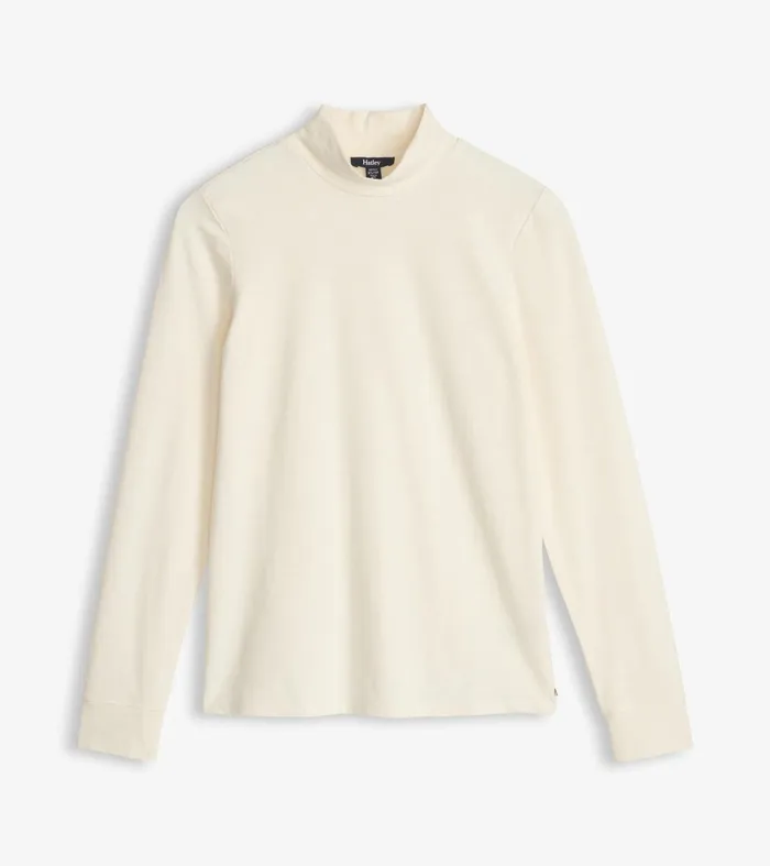 Tops Women Hatley Mock Neck Top 8211 Cream White