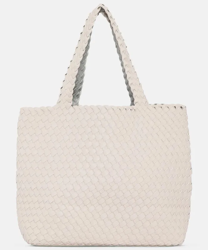 Tote Bag 8211 Egg White Silver Accessories Ilse Jacobsen Bags