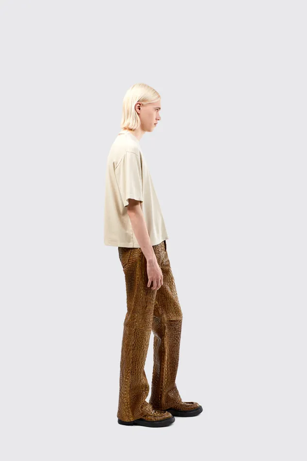TrousersandShorts Men Camper Leather Pants Brown Leather Trousers TrousersandShorts Men Camper Leather Pants Brown Leather Trousers