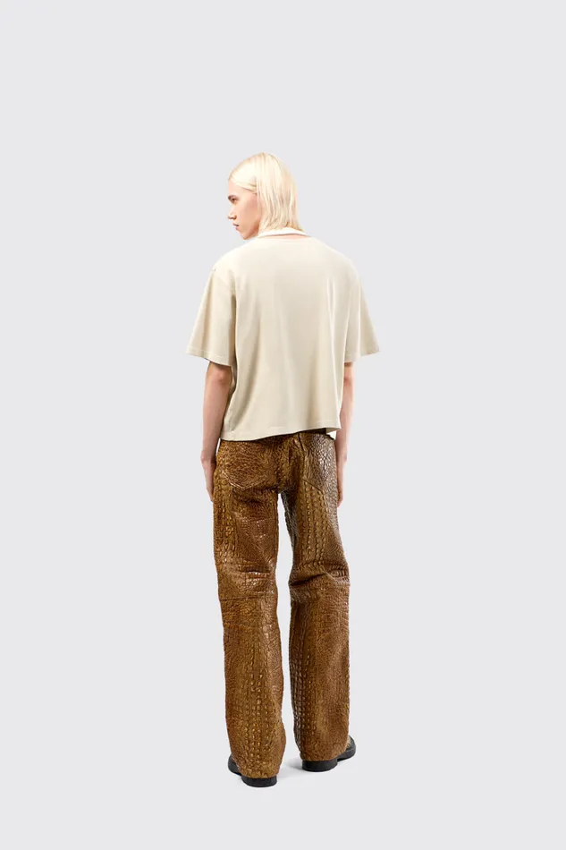 TrousersandShorts Men Camper Leather Pants Brown Leather Trousers TrousersandShorts Men Camper Leather Pants Brown Leather Trousers