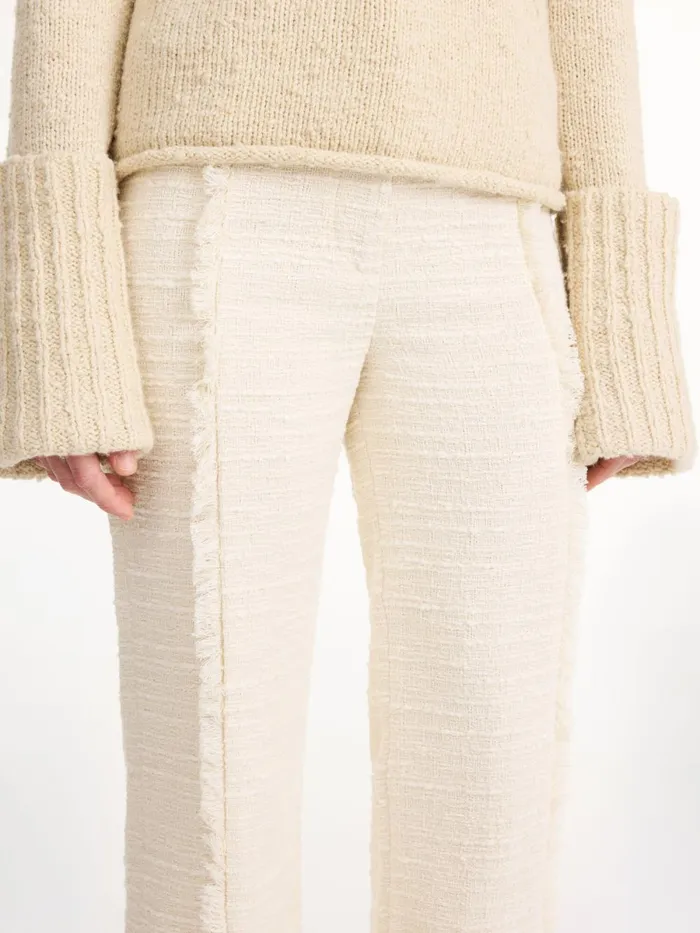 Trousers Women By Malene Birger Nadihas Highwaist Trousers Soft White Trousers Women By Malene Birger Nadihas Highwaist Trousers Soft White