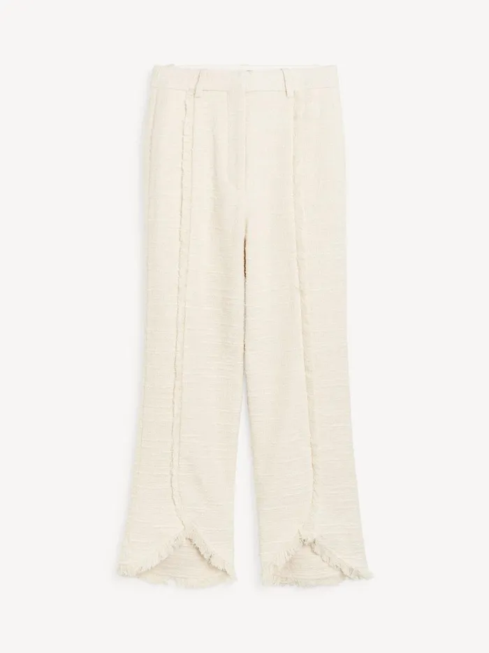 Trousers Women By Malene Birger Nadihas Highwaist Trousers Soft White Trousers Women By Malene Birger Nadihas Highwaist Trousers Soft White