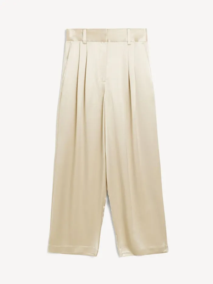 Trousers Women By Malene Birger Piscali Wideleg Trousers Oyster Gray Trousers Women By Malene Birger Piscali Wideleg Trousers Oyster Gray