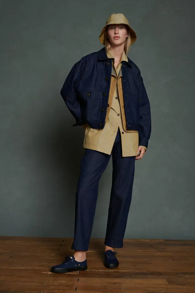 Trousers Women Soeur AUGUSTE JEANS Navy