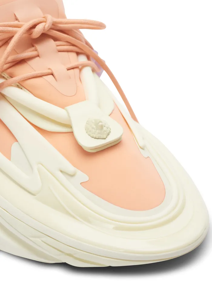 Unicorn Lowtop Sneakers In Neoprene And Calfskin Multicolor Women Balmain Sneakers