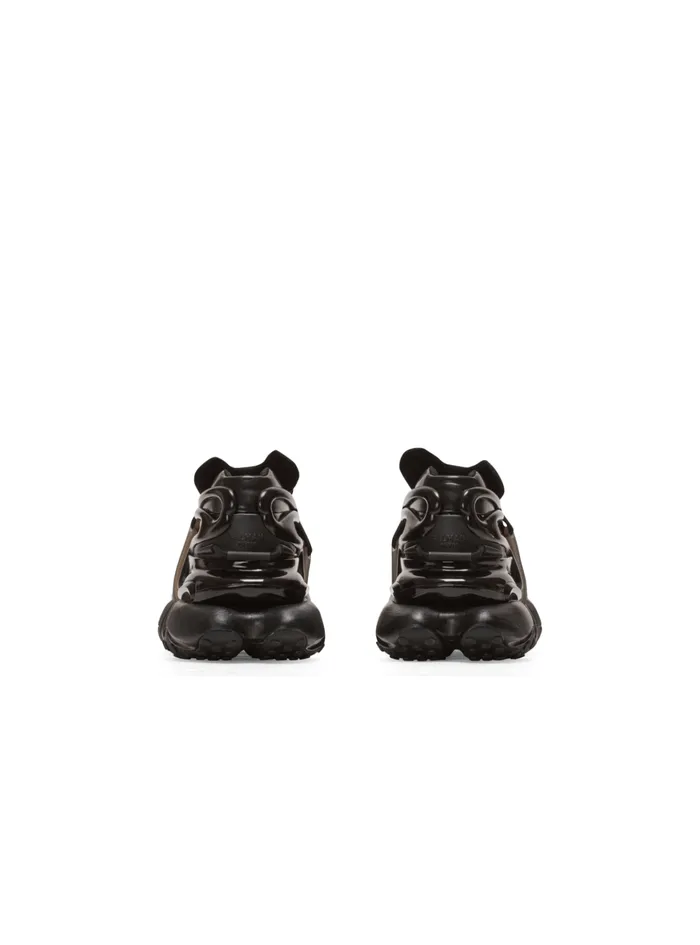 Unicorn Main Lab Patent Leather Sneakers Black Men Balmain Sneakers