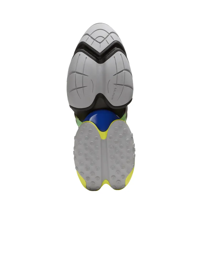 Unicorn Sneakers In Neoprene And Leather Multicolor Men Balmain Sneakers