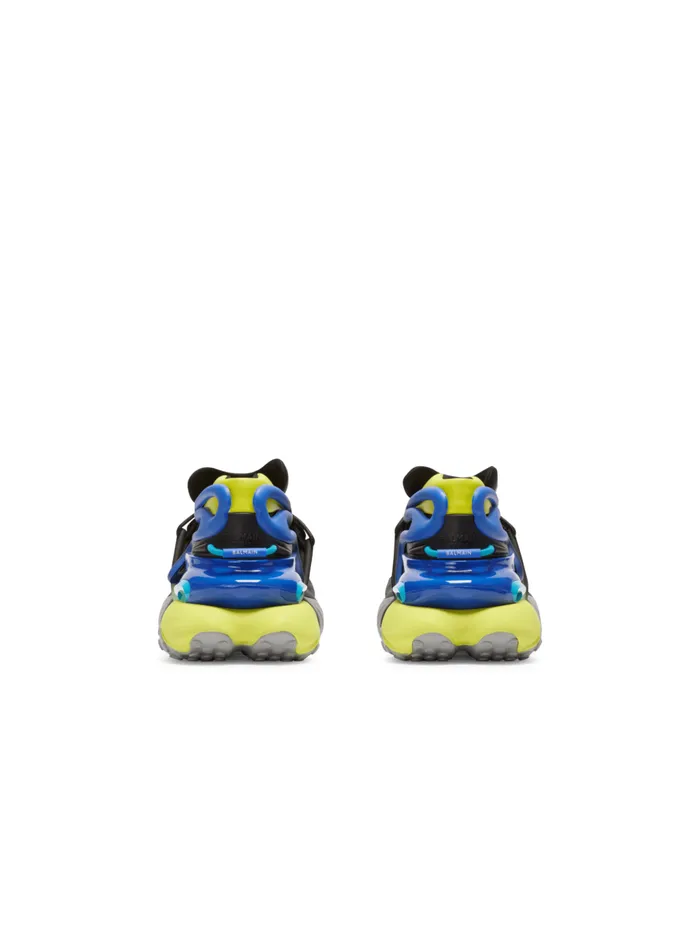 Unicorn Sneakers In Neoprene And Leather Multicolor Men Balmain Sneakers