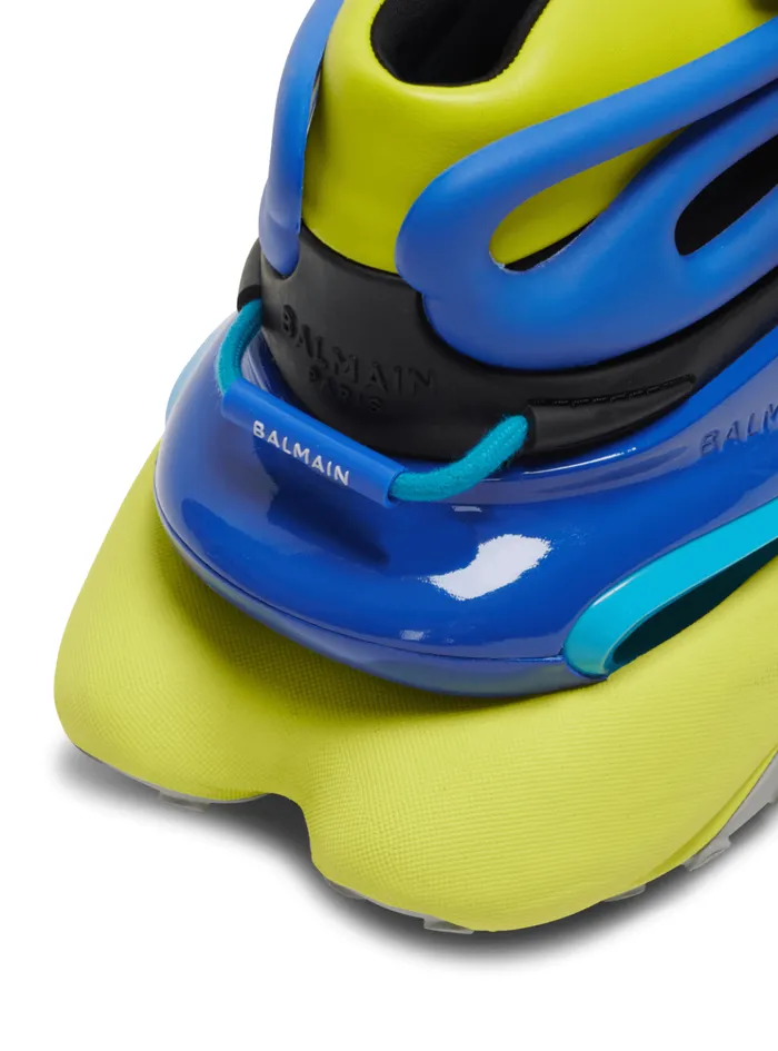 Unicorn Sneakers In Neoprene And Leather Multicolor Men Balmain Sneakers