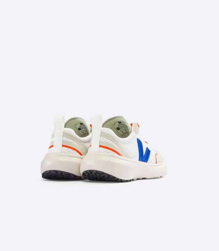 VEJA Canary Kids CANARY ELASTIC LACES ALVEOMESH WHITE INDIGO