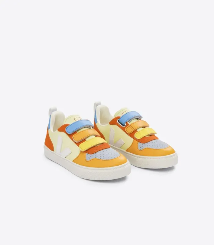 VEJA V10 Kids V10 LEATHER MULTICO SUN