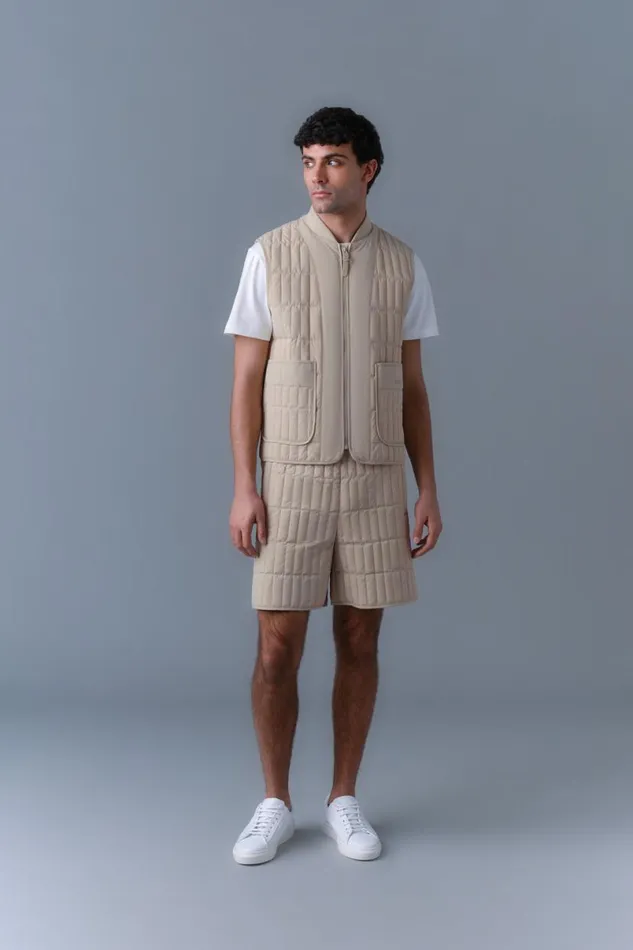 Vests Men Mackage LEVI Light Down Vertical Quilted Vest Light Military Vests Men Mackage LEVI Light Down Vertical Quilted Vest Light Military