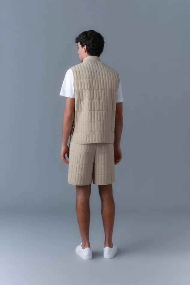 Vests Men Mackage LEVI Light Down Vertical Quilted Vest Light Military Vests Men Mackage LEVI Light Down Vertical Quilted Vest Light Military