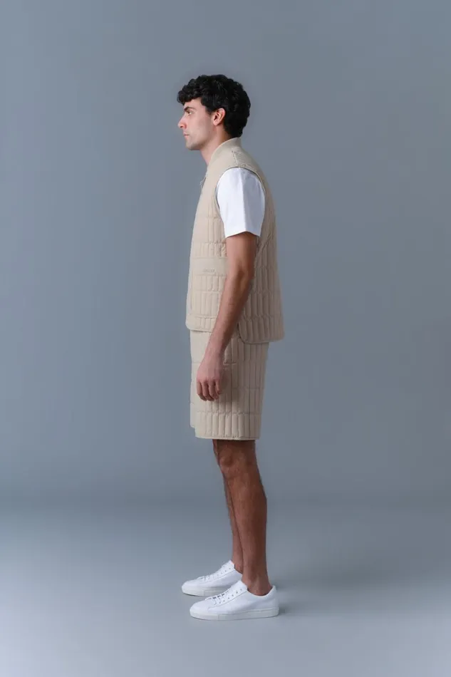 Vests Men Mackage LEVI Light Down Vertical Quilted Vest Light Military Vests Men Mackage LEVI Light Down Vertical Quilted Vest Light Military