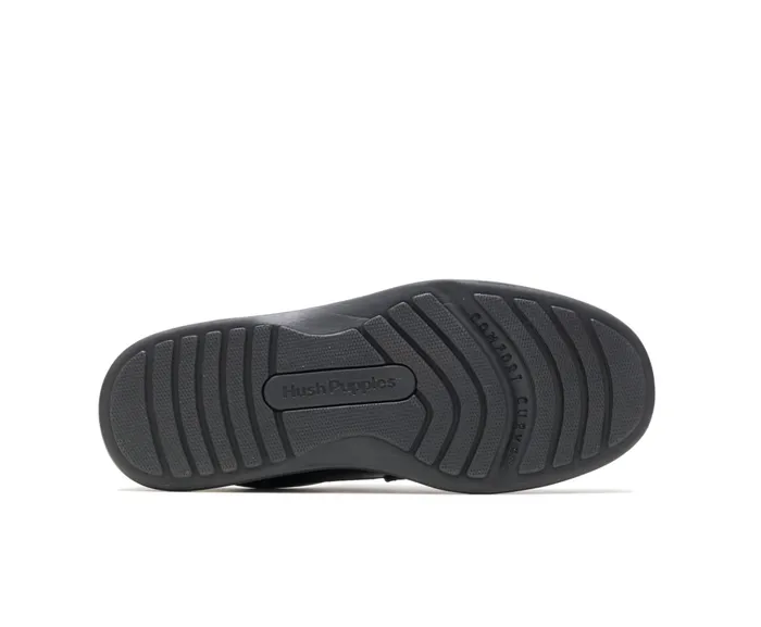 Walking Shoes Hush Puppies Men Gus Black Leather