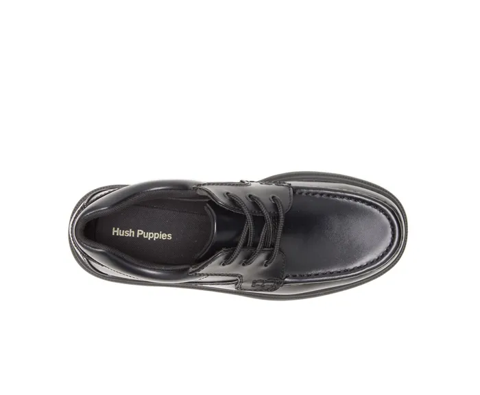 Walking Shoes Hush Puppies Men Gus Black Leather