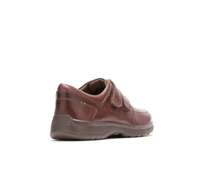 Walking Shoes Men Luthar Henson Dark Brown Leather Hush Puppies