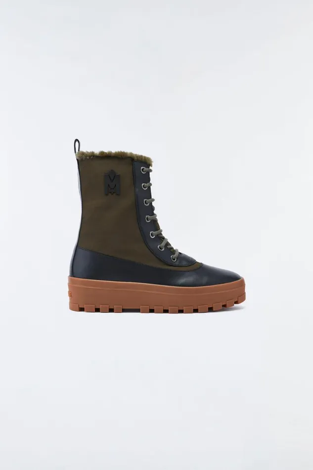 Winter Boots Men Mackage HERO Shearlinglined Winter Boot For Men Champagne