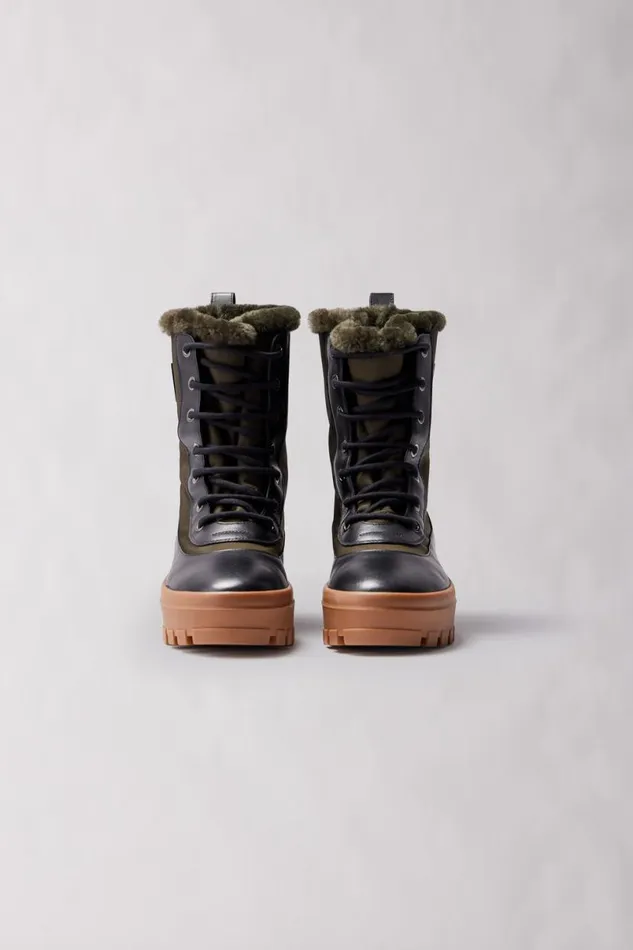 Winter Boots Men Mackage HERO Shearlinglined Winter Boot For Men Champagne