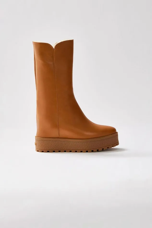 Winter Boots Women Mackage NOBLE Shearlinglined Wedge R Leather Boot For Women Black