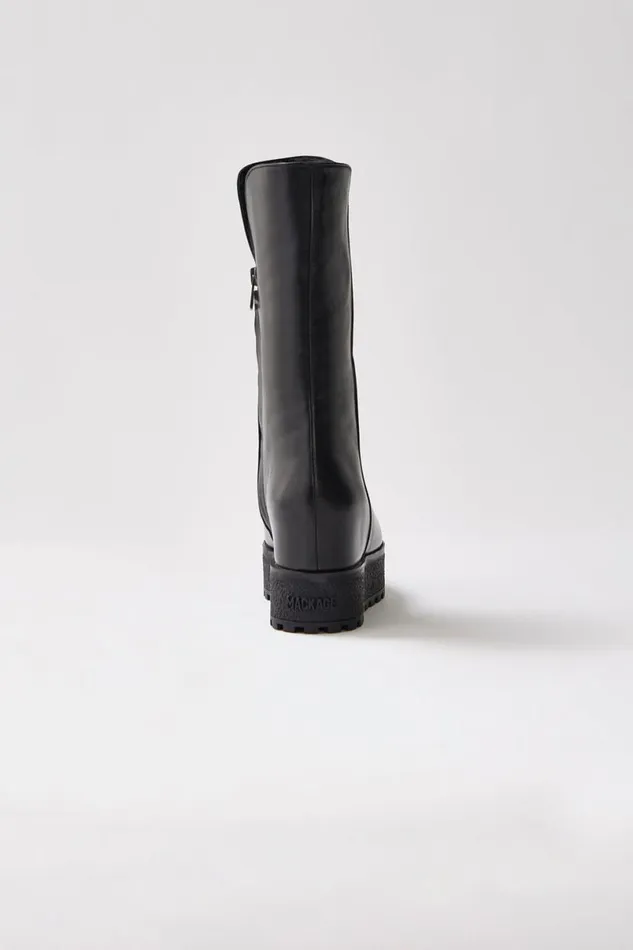 Winter Boots Women Mackage NOBLE Shearlinglined Wedge R Leather Boot For Women Black
