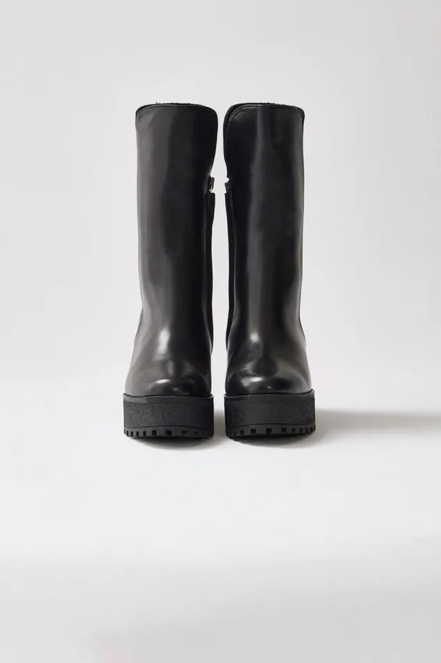 Winter Boots Women Mackage NOBLE Shearlinglined Wedge R Leather Boot For Women Black