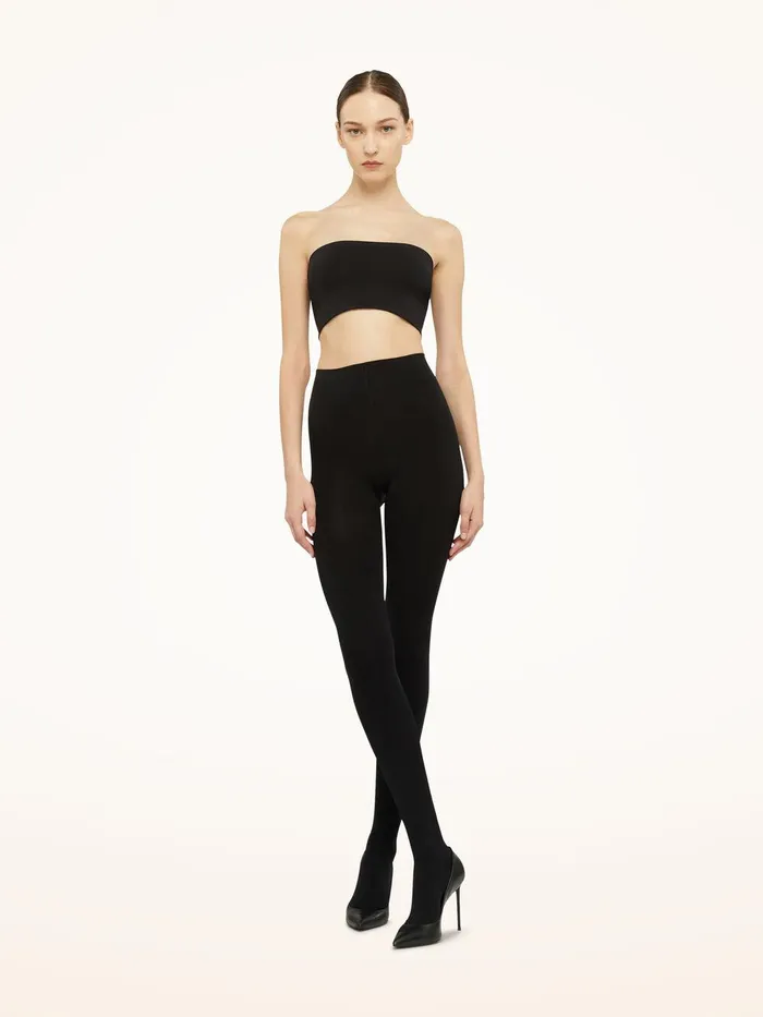 Wolford Tights and Socks Ind 100 Leg Support Tights Black 8211 Women