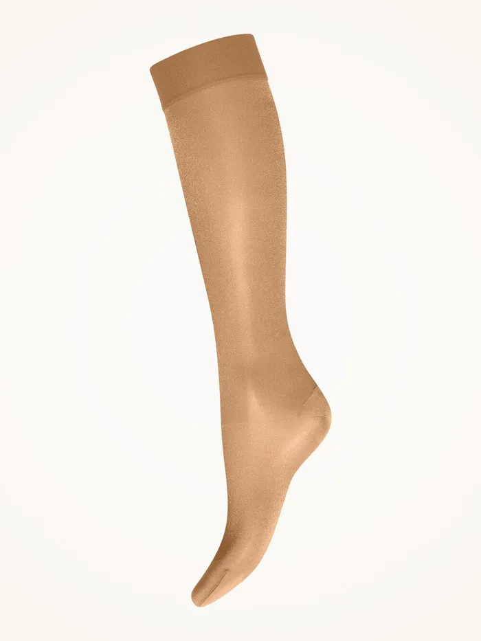 Wolford Tights and Socks Pure Energy 30 Leg Vitalizer KneeHighs Gobi 8211 Women