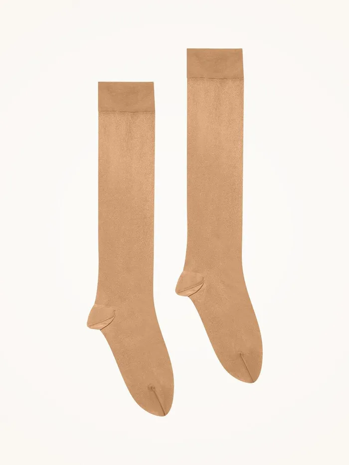 Wolford Tights and Socks Pure Energy 30 Leg Vitalizer KneeHighs Gobi 8211 Women