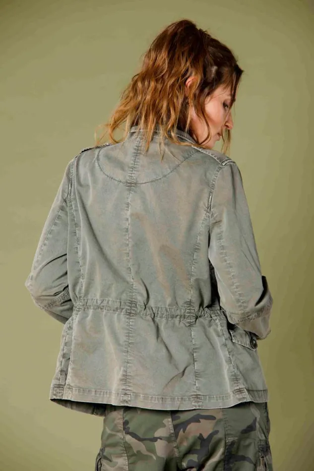 Woman Eva Field Jacket In Cotton With Studs Mason039s Jackets