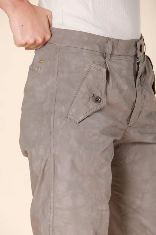 Woman Evita Cargo Pants In Cotton And Tencel Parachute Fabric Icon Washes Curvy Mason039s Pants